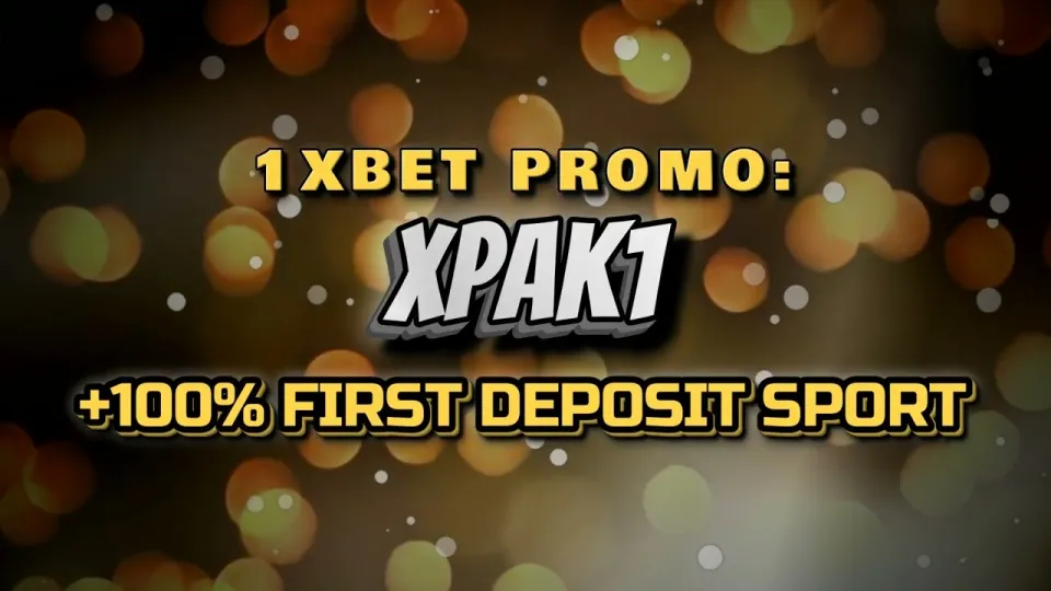 The 1xBet welcome bonus with promo code XPAK1 gives you +100% on your first deposit when you enter the code at sign-up